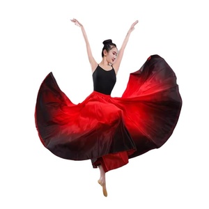 Robes de <span class=keywords><strong>danse</strong></span> <span class=keywords><strong>flamenco</strong></span> pour femmes, tenues de scène, jupes de <span class=keywords><strong>danse</strong></span> à 360/540/720 degrés, costumes féminins, Vestido - Product Image 5