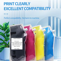 YuZhiQi Isi Ulang Bubuk Toner Warna T01 Kompatibel untuk Canon Imagepress C600 C700 C800 C650 C750 C850 C710 C810 C910 1000g