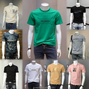 Áo thun nam chất lượng cao năm 2025, kiểu dáng rộng, tay ngắn, in họa tiết thời trang, kỹ thuật thêu, bán buôn - Product Image 3