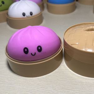 Promotion 2026 : Jouet Squishy Mystère Arc-en-ciel Bao Bun Dumpling – Matériau TPR Anti-stress Portable Design Mignon - Product Image 5