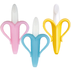 <span class=keywords><strong>Mordedor</strong></span> de Silicona para Bebés, Diseño de Plátano, Libre de BPA, Venta al por Mayor, ODM OEM - Product Image 1