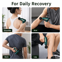 Pistolet de massage électrique portable mini, masseur à percussion manuel pour femmes, relaxation musculaire profonde des tissus