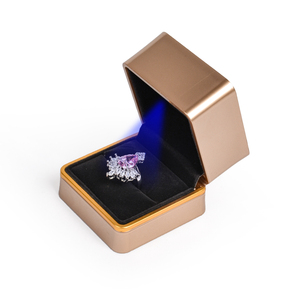 Wholesale Bracelet Necklace Earring Ring Packaging <b>LED</b> Jewelry <b>Box</b> With <b>LED</b> <b>Light</b> - Product Image 5