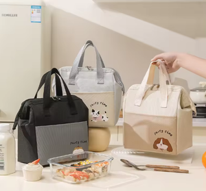 Sac Isotherme de Gros en Tissu Oxford avec Fermeture Éclair et Isolation en Feuille d'Aluminium Épaissie, pour 4 Personnes - Product Image 4