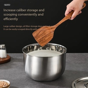 Tazón Profundo de Acero Inoxidable 316 para Mezclar y Batir, Tazón para Batir Huevos, Tazón para Mezclar Crema, Tazón para Ensaladas - Product Image 3