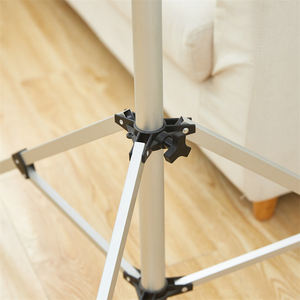 SANIPRO Séchoir à linge rotatif en aluminium de style européen, support de <span class=keywords><strong>parapluie</strong></span> pour salon, séchoir à vêtements pliable et détachable - Product Image 4