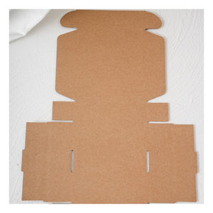 Petits bijoux recyclables avec logo personnalisé Boîte d'expédition en <span class=keywords><strong>carton</strong></span> ondulé pour <span class=keywords><strong>commerce</strong></span> électronique Boîtes postales en papier kraft brun Boîtes postales d'emballage - Product Image 5