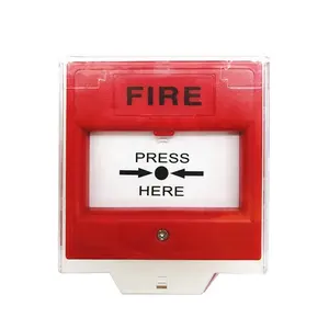 Yangın alarmı sistem yangın çağrı noktası acil su geçirmez sıfırlanabilir yangın alarmı manuel çağrı noktası üretici fiyat