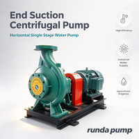 Pompe centrifuge monophasée à aspiration axiale pour la circulation de l'eau dans les bâtiments et le transfert de liquides industriels
