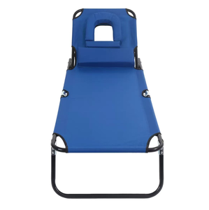 Moderno a gravità Zero singolo esterno pieghevole poltrona letto tutto in alluminio universale per spiaggia campeggio cortile o uso Hotel - Product Image 4