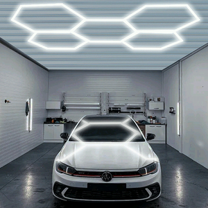 Lámpara LED Hexagonal de Alta Calidad y Ahorro de Energía, Tipo Panal de Abeja, para Garaje, Almacén, Jardín, Taller, Tienda de Detallado de Autos LETARON - Product Image 1