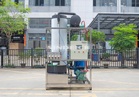 Machine à glace en tube industrielle SINDEICE, best-seller, 5 tonnes, installation facile avec compresseur pour la transformation alimentaire