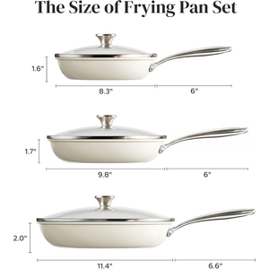 Modern Design Heat Resistant Marble Cooking Pots Glass Lids Stainless Steel Handles Dishwasher Oven Safe Gas <b>Cookware</b> <b>Set</b> - Product Image 2