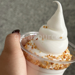 Juego de vasos de 9 oz para Matcha, helado de frutos secos triturados de Japón, con forma de barriguita, modelo de sundae de pastel con efecto vórtice diferente, para exhibición de postres artificiales - Product Image 4