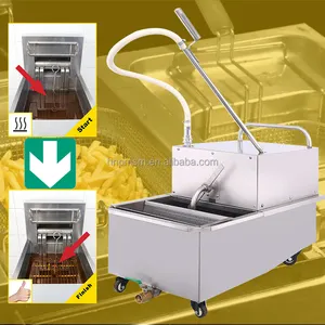 Máquina de filtro de fritadeira em aço inoxidável, venda da da fábrica, filtro de aço inoxidável, máquina preta de purificador de óleo