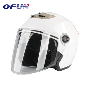 <span class=keywords><strong>Casco</strong></span> <span class=keywords><strong>Moto</strong></span> Mezza Faccia Nero da <span class=keywords><strong>Uomo</strong></span> OFUN Fornitore Cinese - Product Image 5