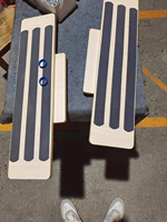 Plateforme d'extension de reformer de studio de Pilates en bois d'érable blanc haut de gamme américain A2 avec capacité de 200 kg