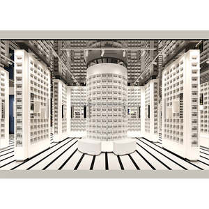 Nhà Máy ban đầu cửa hàng quang học cải tạo cao cấp trưng bày kính hiển thị cửa hàng bán lẻ với cửa hàng mới trang trí kính mắt - Product Image 5