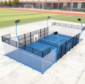 Pista <span class=keywords><strong>de</strong></span> Pádel Super Panorámica <span class=keywords><strong>de</strong></span> Vidrio Templado <span class=keywords><strong>de</strong></span> 12 mm, Recubrimiento <span class=keywords><strong>de</strong></span> Poliéster Super Resistente a la Intemperie, Duradera <span class=keywords><strong>de</strong></span> Primera Calidad - Product Image 5