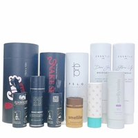 Boîte cylindrique biodégradable et recyclable personnalisée, emballage créatif en tube de papier kraft pour crème pour le visage, poudre libre, parfum