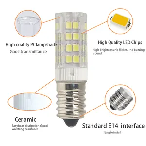 Manufacturer Wholesale 5w Flicker Free 85-265v Energy Saving Dimmable Led Bulb G4 G9 E14 E12