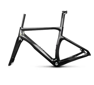 Racefiets Frame Fabrikant 700c Vaste Versnelling Custom Koolstofvezel Mountainbike Frame