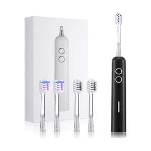 Brosse à dents électrique sonique intelligente rechargeable personnalisée avec fonction de blanchiment, étanche IPX7, poils souples, pour adultes et enfants - Product Image 1