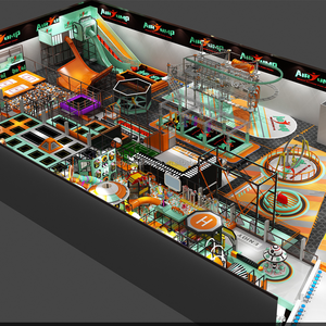 Parque Infantil Comercial Interior para Niños con Trampolí<span class=keywords><strong>n</strong></span>, Toboganes Gigantes, Temática Personalizada con Instalació<span class=keywords><strong>n</strong></span>, Fabricante con Certificació<span class=keywords><strong>n</strong></span> CE - Product Image 2