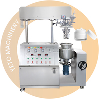 10L utilisation en laboratoire crème cosmétique petits échantillons équipement d'essai de Production homogénéisateur sous vide réservoir de mélangeur