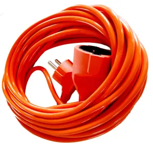 Hot sale 2 pin plug european cord 20M power extension cord Sales promotion