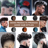 Cire coiffante unisexe à marque privée, ingrédients naturels, Cera Para El Cabello, tenue forte, brillance, pommade capillaire temporaire Aqua