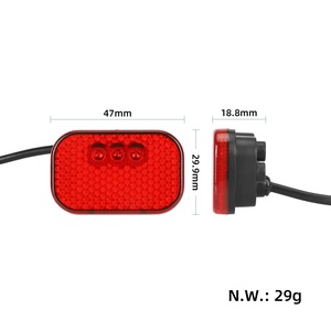 Feu arrière Kukirin G2 Pro DB avec vis et rondelles pour trottinette électrique d'origine – Pièces et accessoires de feux arrière - Product Image 2