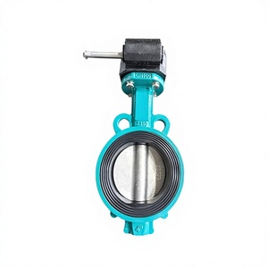 New sealed Ductile Iron Butterfly D371J-16Q Rubber-lined Room Temperature Water Quick-opening - Product Image 1