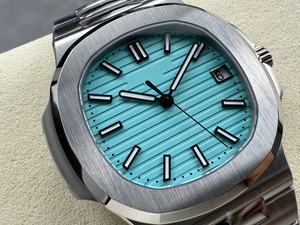 Luxury Super Quality waterproof Mechanical <b>Watch</b> 40mm DDF Factory ETA 330 Movement Thickness 8.2mm 5711 Tiffanyy Blue <b>Watch</b> - Product Image 2