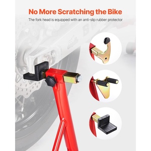 Support de <span class=keywords><strong>moto</strong></span> 850 lb, combo avant et <span class=keywords><strong>arrière</strong></span>, support de paddock universel avec bobines de bascule U+L pour Yamaha Suzuki - Product Image 3