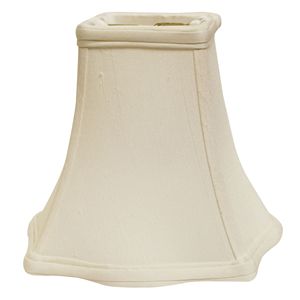 DB Modern Design Square Softback <b>Lampshade</b> with Washer Fitter <b>White</b> Fancy Slant for Indoor Home Lighting - Product Image 3