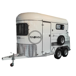 Durable and high quality horse trailer rubber mats 2 horse trailer with living quarters