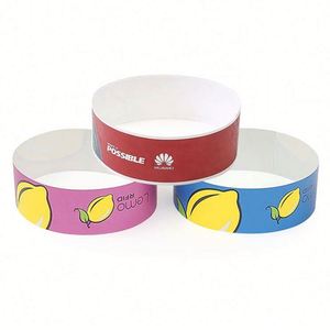 Pulseras de Papel Tyvek Desechables con Logotipo Personalizado al por Mayor, Pulseras Decorativas con Logotipo de Arcoíris para Eventos - Product Image 6