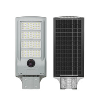 Lampe de rue LED KCD Extérieur 100w 200w 300w 500w 1000w Photocellule commerciale Tout en 1 Maison et éclairage Lampe de rue solaire