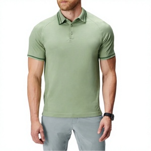 เสื้อโปโลลำลองสำหรับกอล์ฟ รับผลิตเสื้อผ้าขายส่ง พร้อมสกรีนโลโก้ รับผลิตแบบ OEM ODM แบรนด์ส่วนตัว เสื้อโปโลผู้ชายทรงเข้ารูปผ้าปิเก้ - Product Image 1