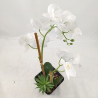 Grandes plantes d'orchidées artificielles, fleurs de mariage, pour une couronne, à prix bas, g