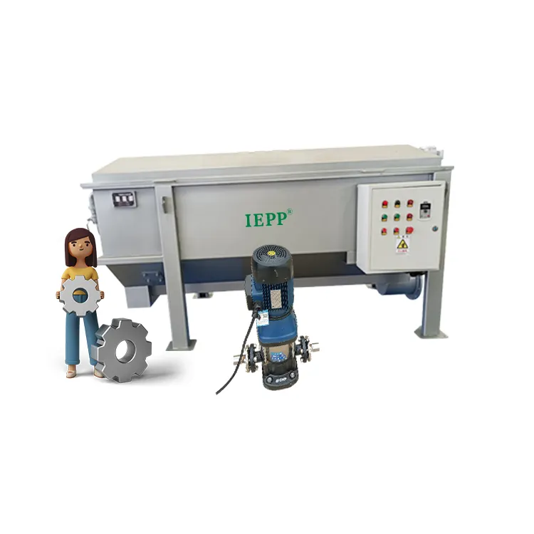 Máquina deshidratadora de biogás IEPP Uso agrícola Deshidratador de pantalla inclinada Estiércol de vaca Estiércol de cerdo Bomba de lavado Fabricante de motores