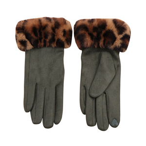 Femmes élégant nouveau Style épaissi doublé de polaire gants chauds en plein air cyclisme résistant au froid coupe-vent écran tactile acrylique mitaines - Product Image 6