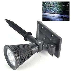 Projecteur solaire LED pour jardin, extérieur, étanche IP65, montage mural, réglable avec panneau solaire, lumière du jour 5000K - Product Image 3