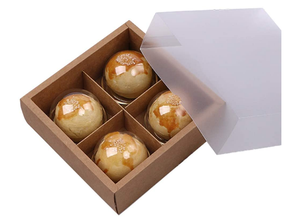 Freddo Tratta Scatole Regalo, Scatole di Biscotti Cupcake Cottura Al Forno Dolci Chicche Biscotti Fatti A Mano Bah Bombe Scatole - Product Image 3