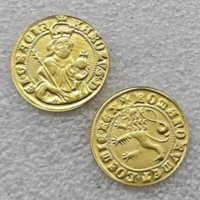 Pièces de monnaie commémoratives de style antique de la République tchèque, cadeaux, décoration de la maison