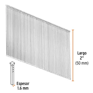 SCATOLA 1 Scatola con 2500 chiodi, calibro 16, 50 mm per CLNE-16, TRUPER - Product Image 2