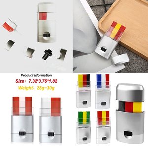 Peinture corporelle patriotique longue durée aux couleurs des drapeaux nationaux, bâton de <span class=keywords><strong>maquillage</strong></span> pour le visage, bâton de <span class=keywords><strong>maquillage</strong></span> pour les fêtes sportives - Product Image 2