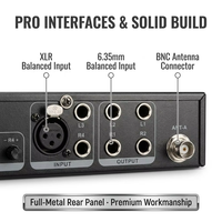 Sistema de Monitoreo Inalámbrico UHF Profesional para Escenarios, OEM ODM, para Actuaciones en Vivo, Espectáculos de Bandas, Iglesias y Estudios de Grabación