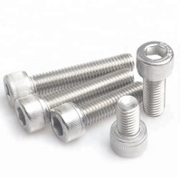 Baut Soket Hex Grosir Cina Kepala Hex Din912 Baut Soket Heksagonal M6 M8 Finishing Polos Mur dan Baut Baja Tahan Karat